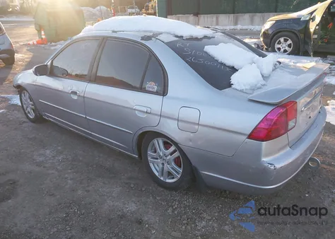 2003 Honda Civic Ex from USA, damaged, VIN 2HGES26763H548604